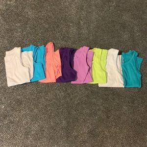Lot of 8 girls tank tops size 10-12